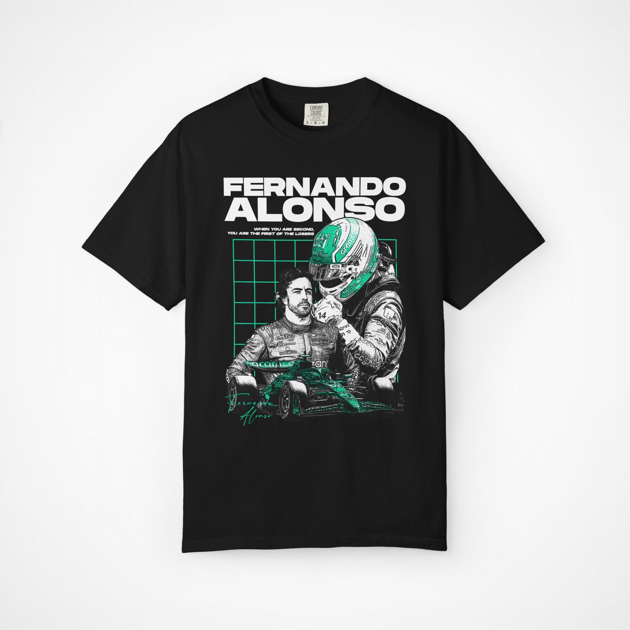 FERNANDO ALONSO F1 ASTON MARTIN T-SHIRT