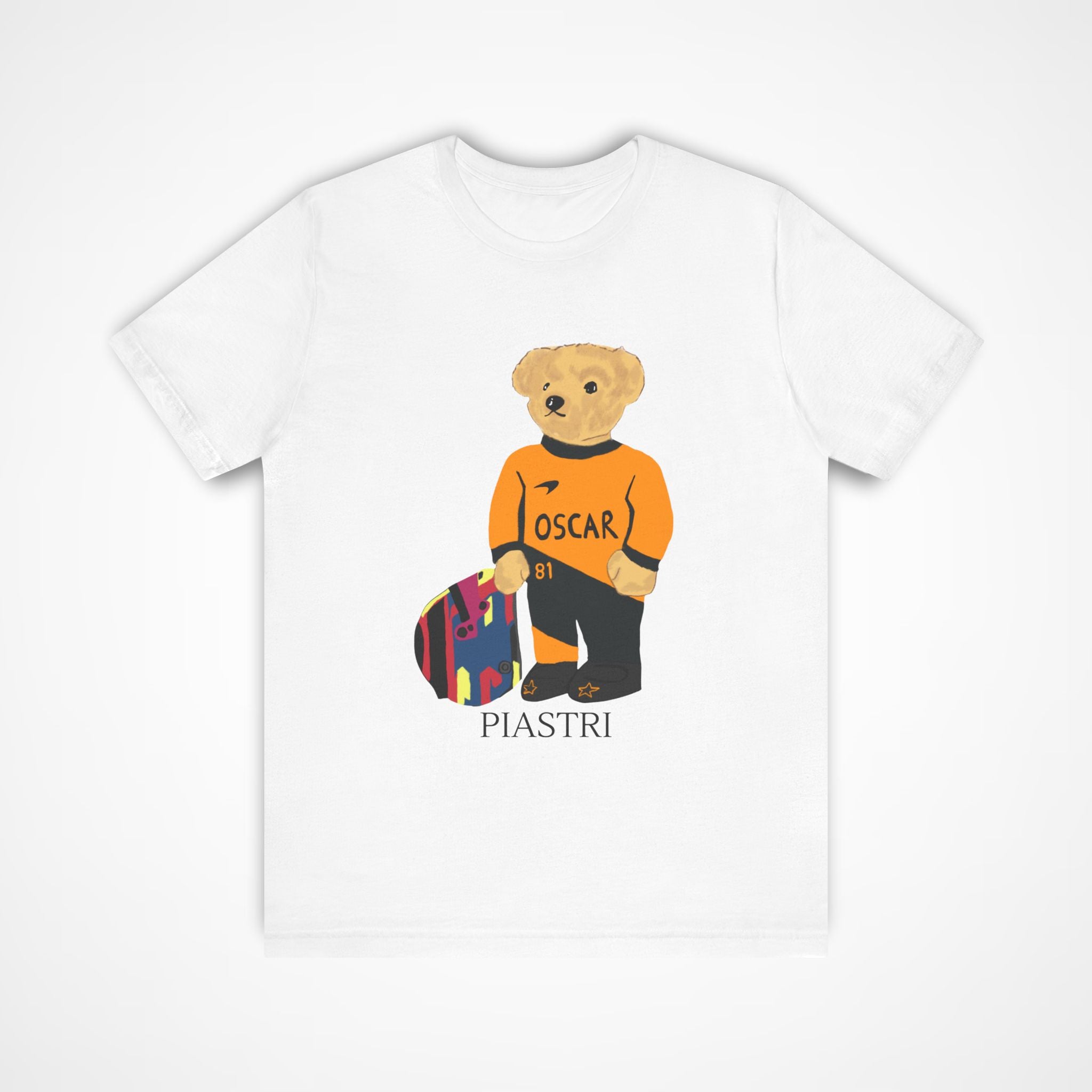 OSCAR PIASTRI TEDDY BEAR F1 MCLAREN T-SHIRT