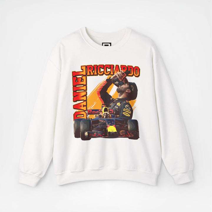 White Front - Daniel Ricciardo Red Bull F1 sweater graphic studio mockup