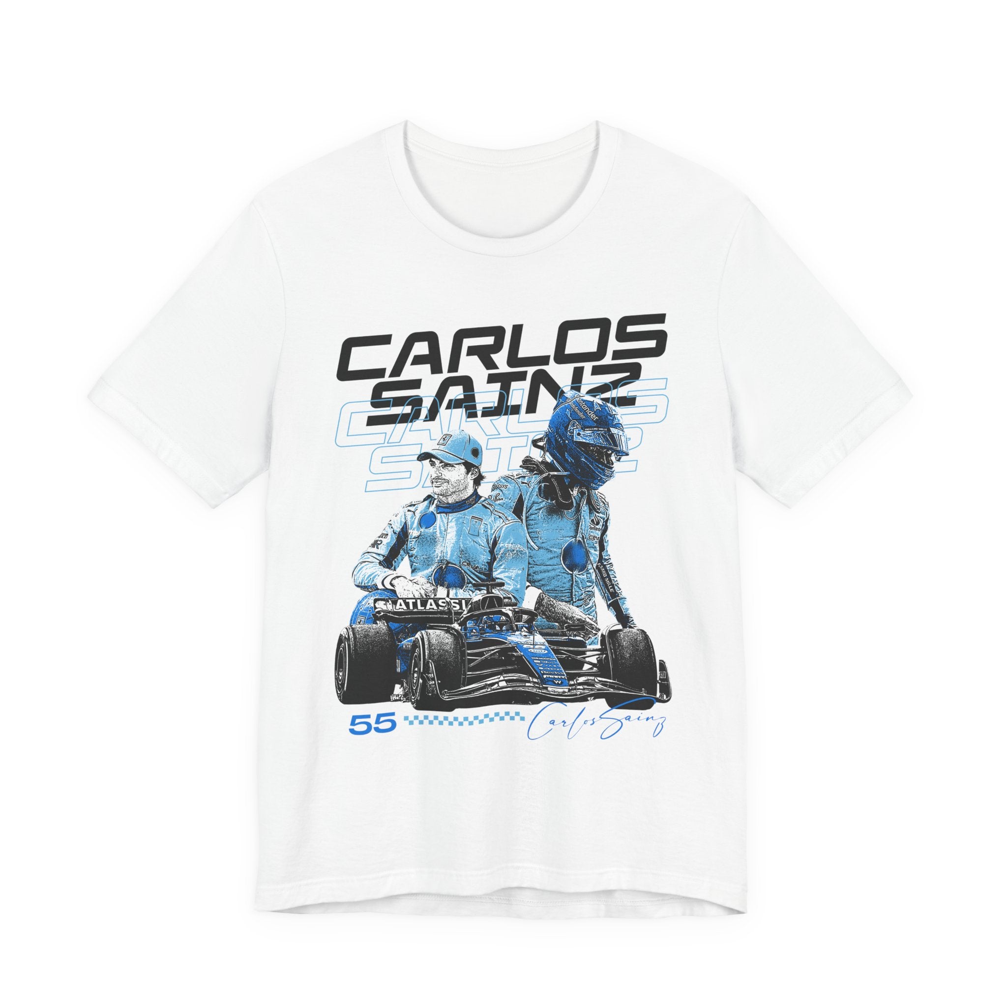 Carlos Sainz Williams F1 T-Shirt, Sainz 55 Racing Tee, Vintage Formula One Shirt, Gift for Carlos Sainz Fan