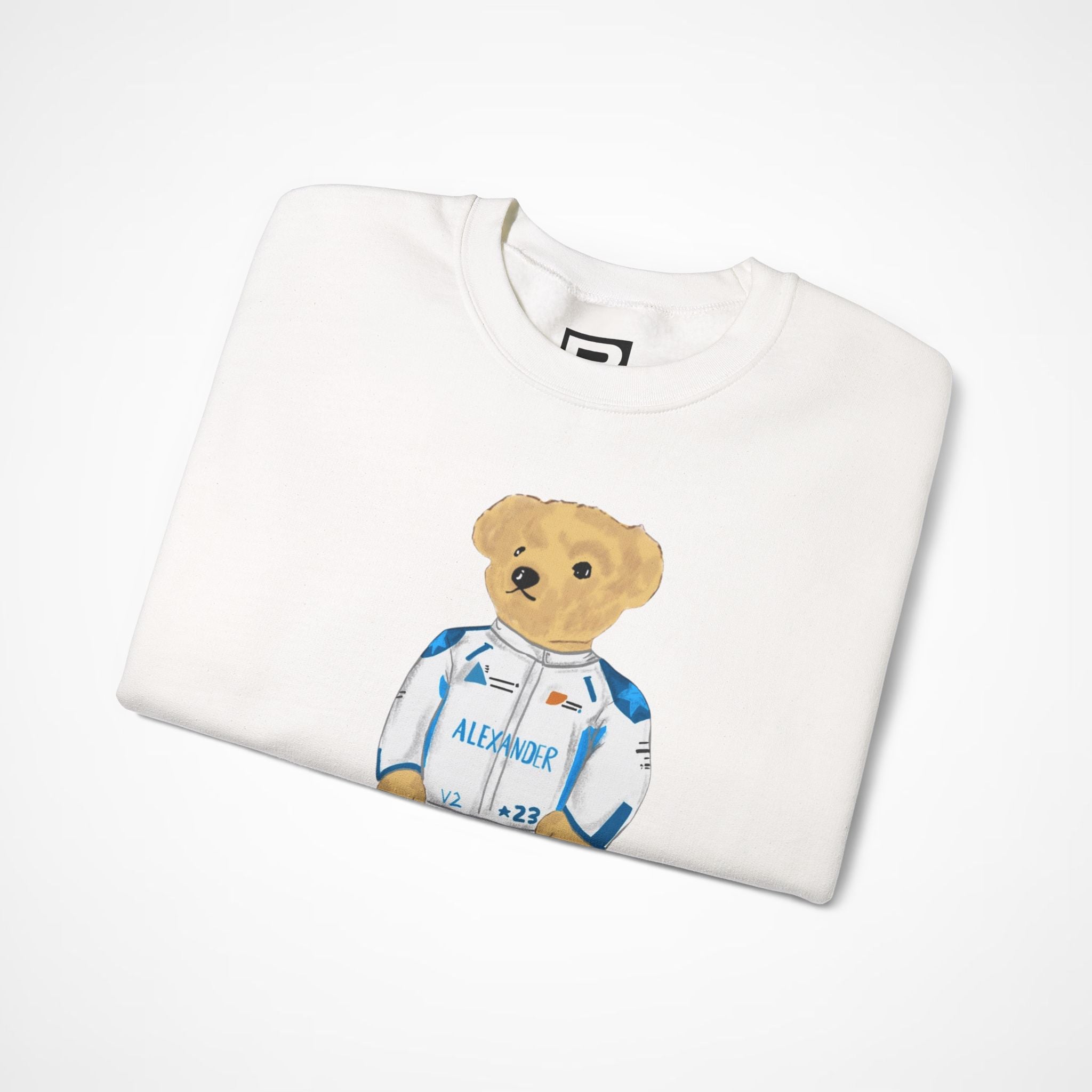 ALEX ALBON F1 WILLIAMS TEDDY BEAR SWEATER