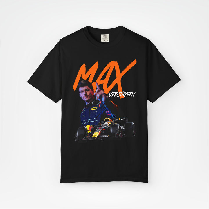 Black Front - Max Verstappen Red Bull F1 T shirt graphic studio mockup