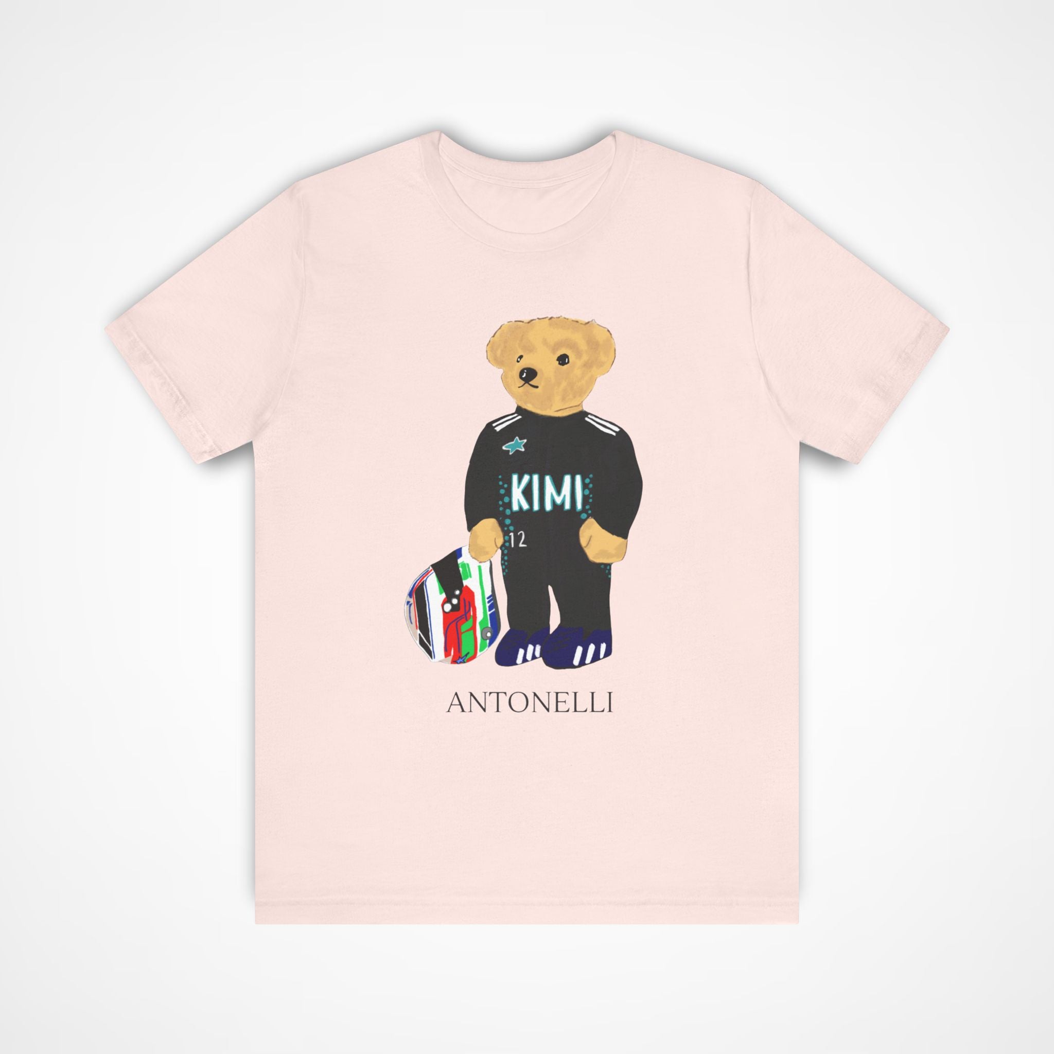 KIMI ANTONELLI TEDDY BEAR F1 MERCEDES T-SHIRT