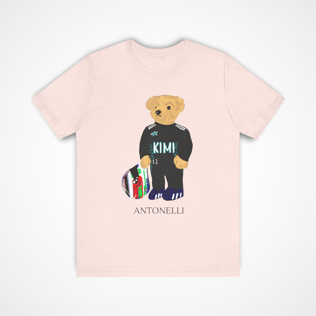 KIMI ANTONELLI TEDDY BEAR F1 MERCEDES T-SHIRT