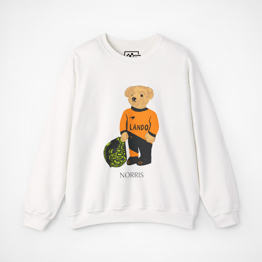 LANDO NORRIS TEDDY BEAR F1 MCLAREN SWEATER