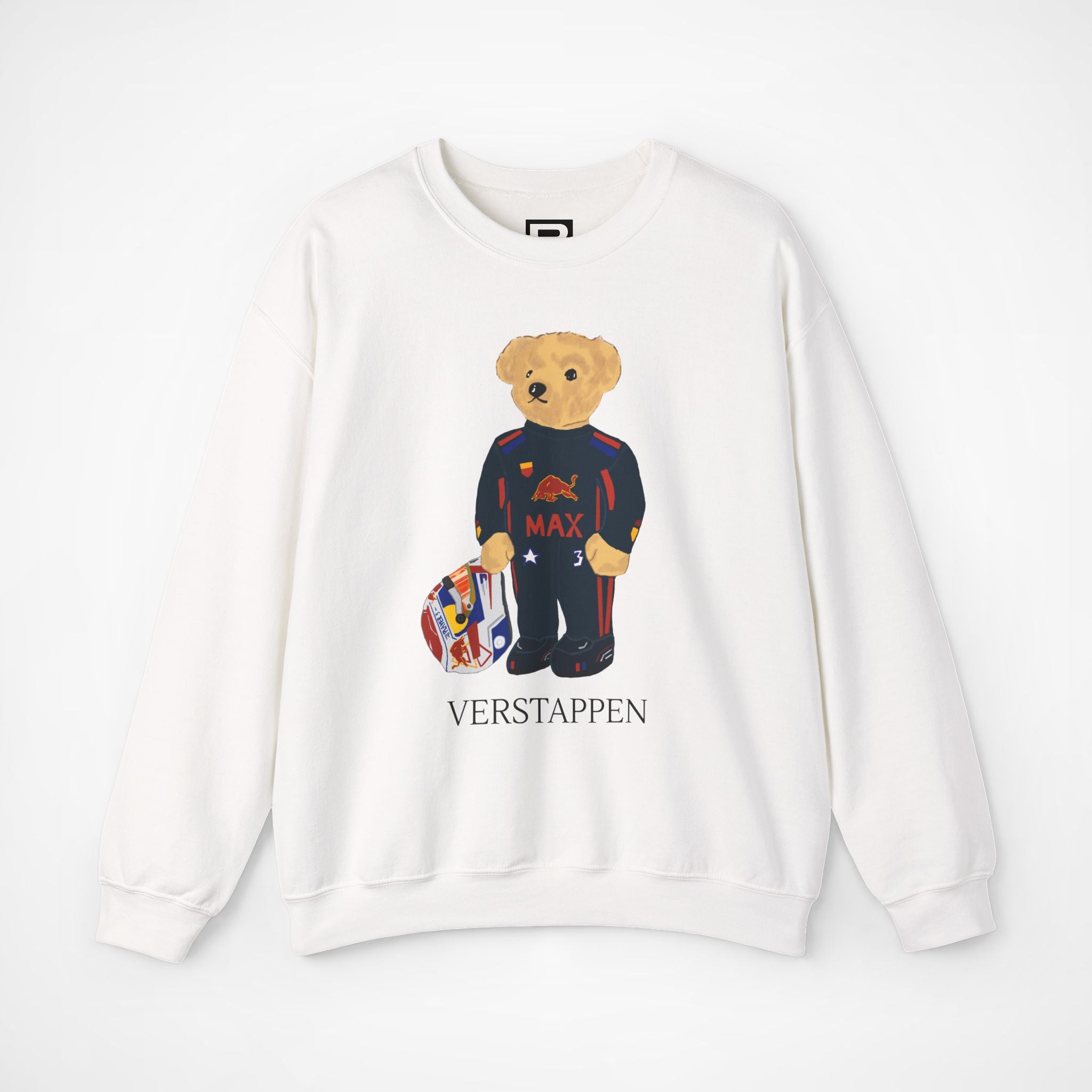 MAX VERSTAPPEN F1 RED BULL TEDDY BEAR RED BULL SWEATER