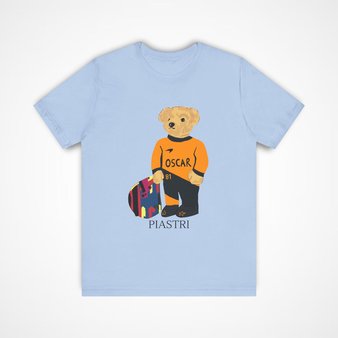 OSCAR PIASTRI TEDDY BEAR F1 MCLAREN T-SHIRT