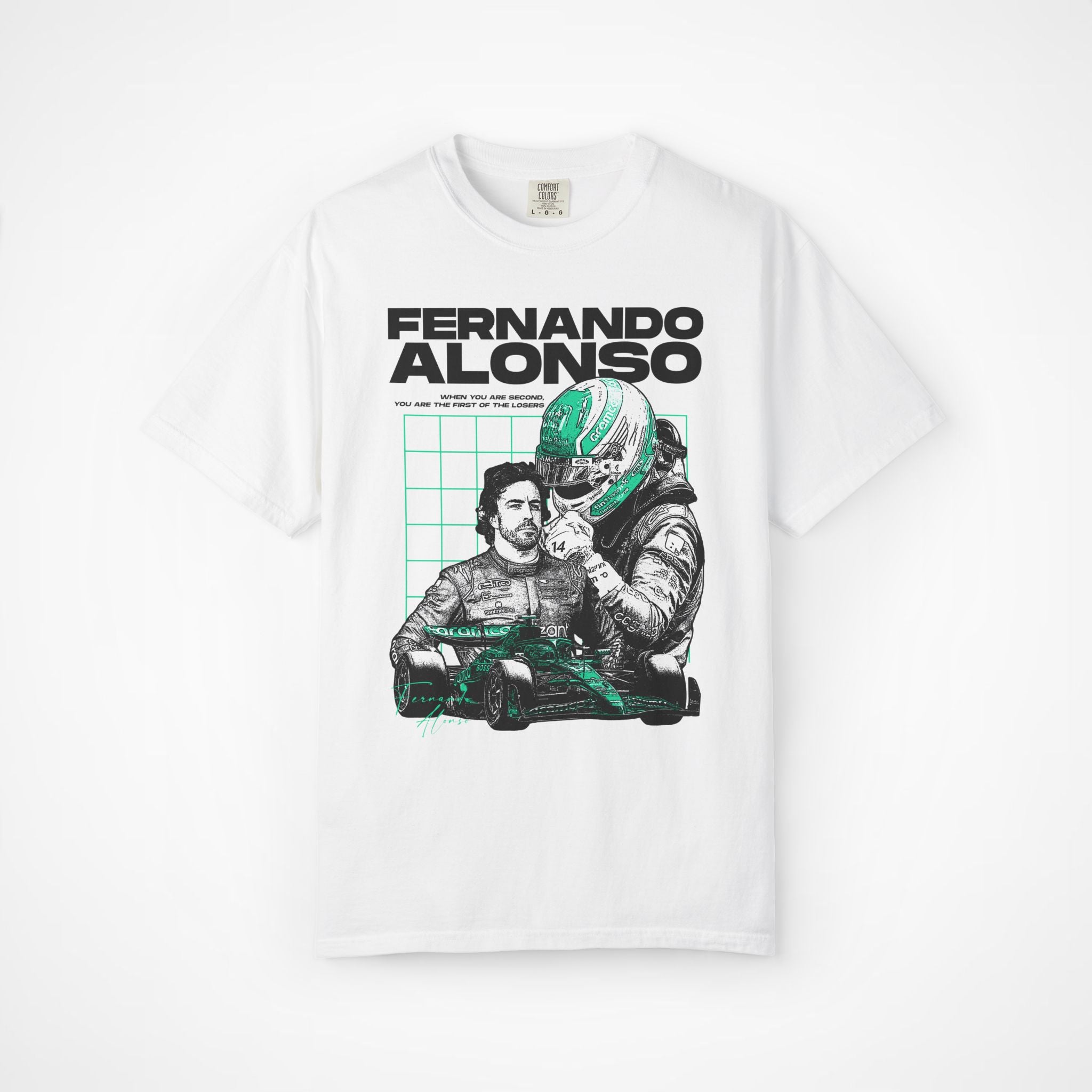 FERNANDO ALONSO F1 ASTON MARTIN T-SHIRT