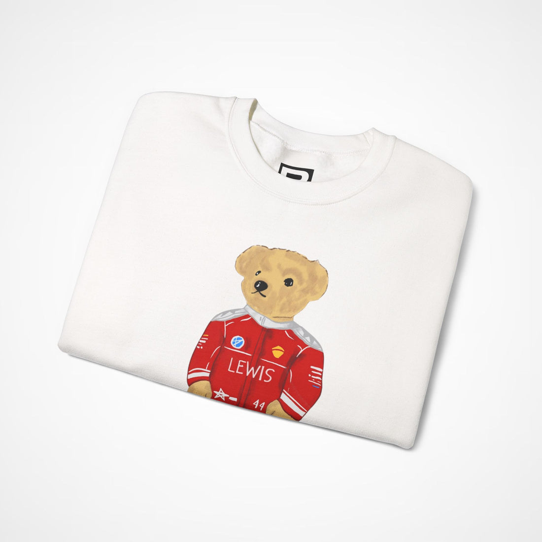 LEWIS HAMILTON F1 FERRARI TEDDY BEAR SWEATER