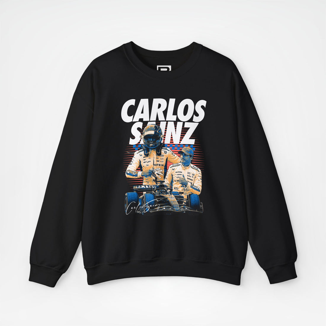 Black Front - Carlos Sainz Williams F1 sweater graphic studio mockup