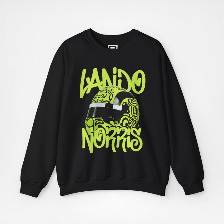 Black Front - Lando Norris McLaren F1 sweater graphic studio mockup