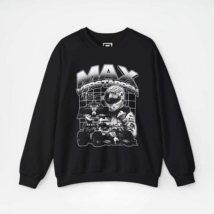 Black Front - Max Verstappen Red Bull F1 sweater graphic studio mockup