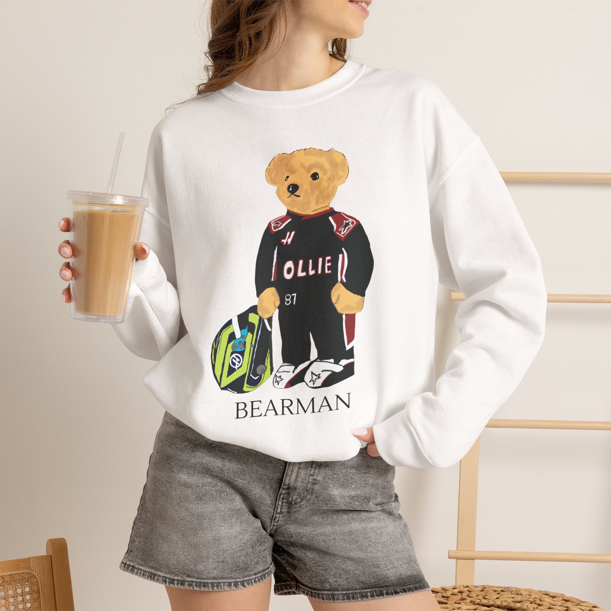OLLIE BEARMAN F1 HAAS TEDDY BEAR SWEATER