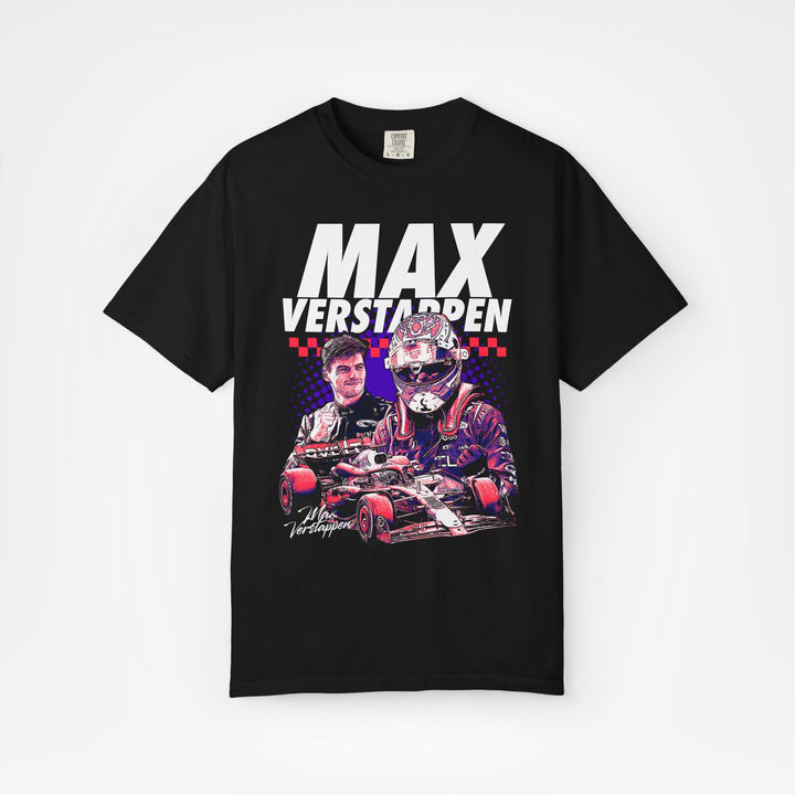 Black Front - Max Verstappen Red Bull F1 T shirt graphic studio mockup