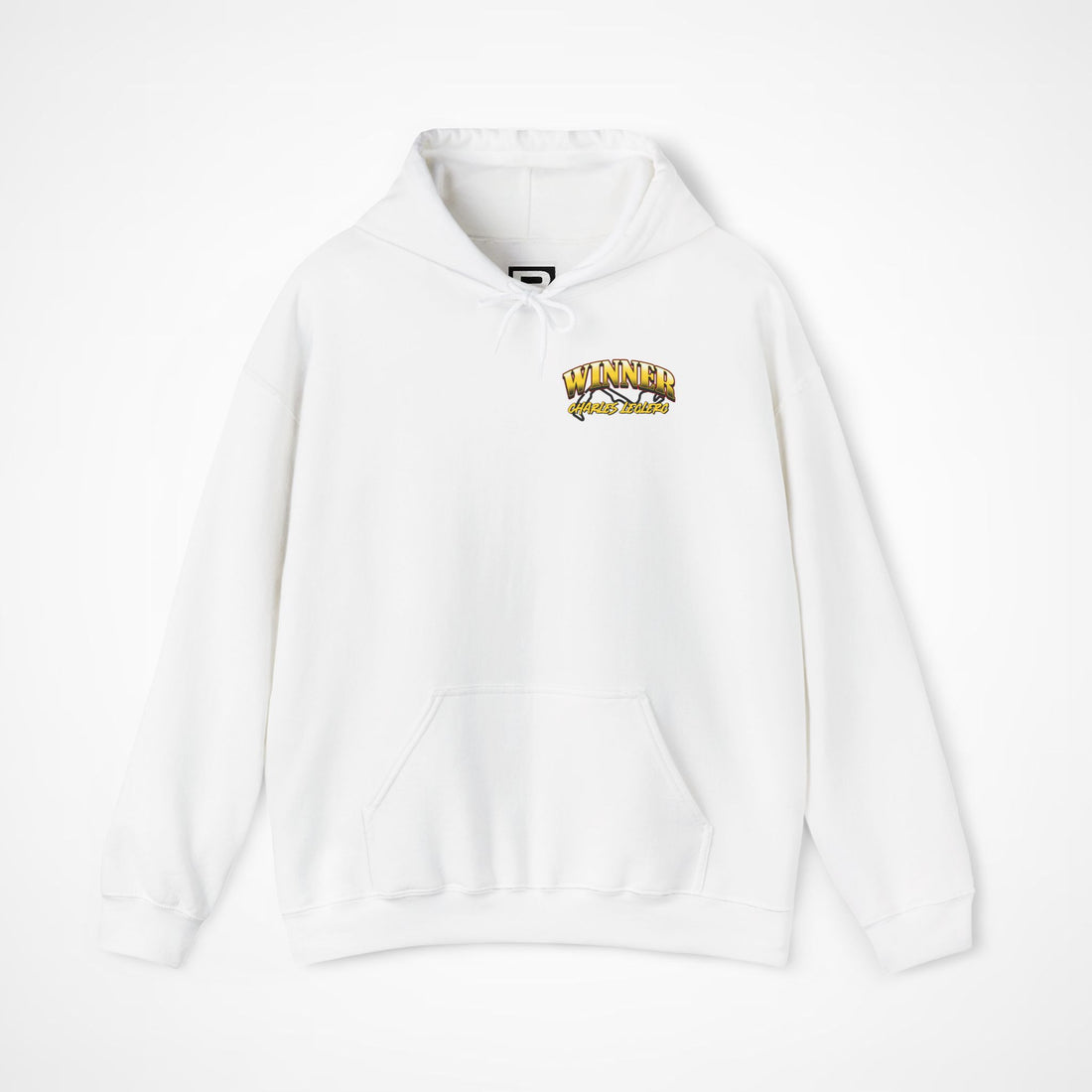 White Front 1 - Charles Leclerc Ferrari Monaco Winner F1 hoodie front studio mockup