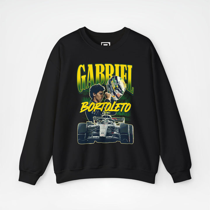 Black Front - Gabriel Bortoleto Audi F1 sweater graphic studio mockup