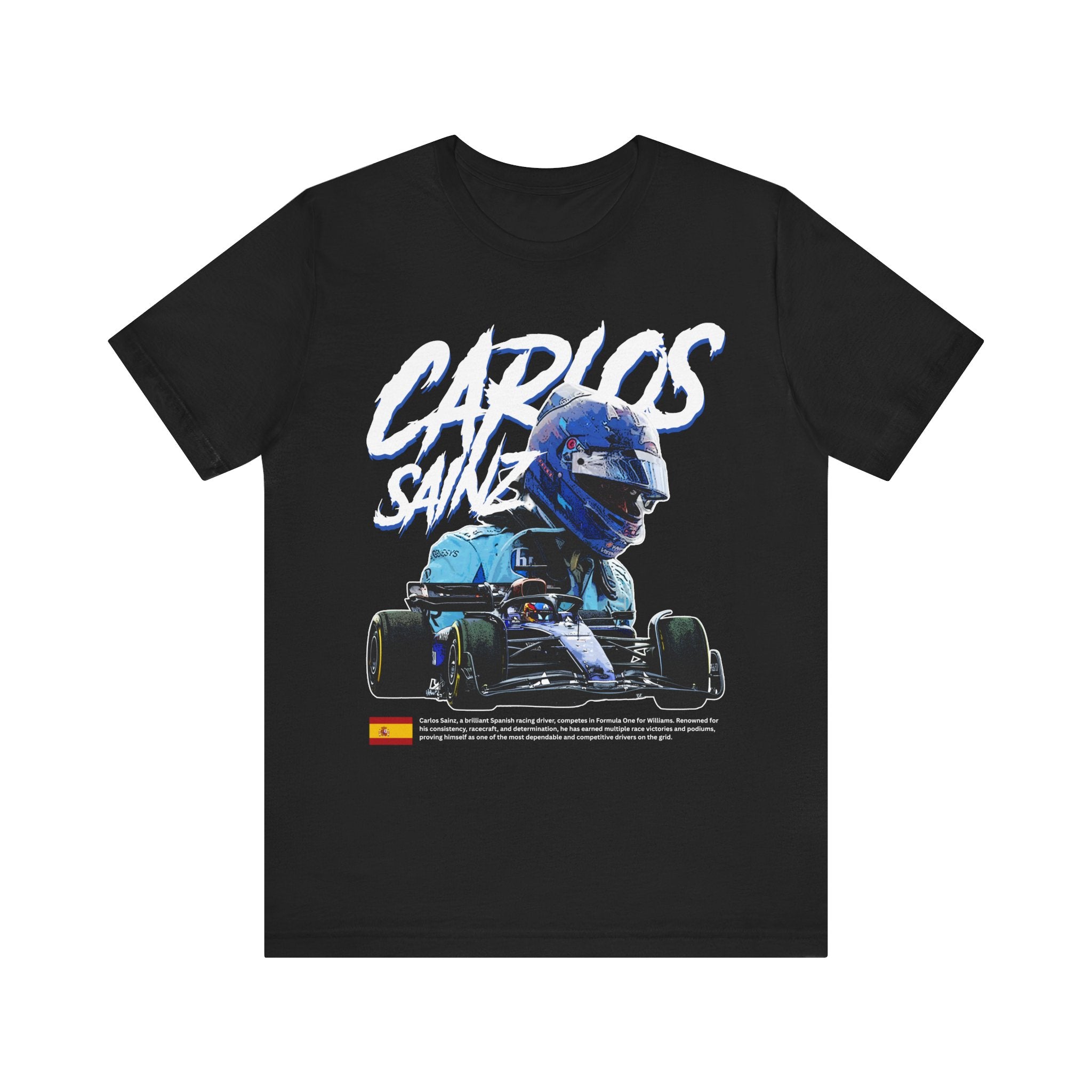 Carlos Sainz Williams F1 T-Shirt, Sainz 55 Racing Tee, Vintage Formula One Shirt, Gift for Carlos Sainz Fan