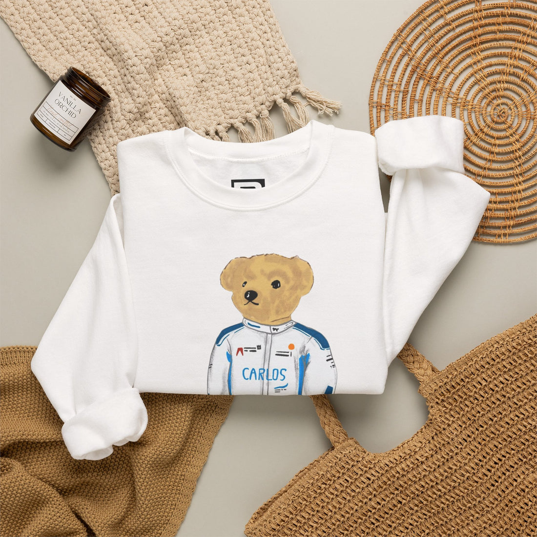 CARLOS SAINZ F1 WILLIAMS TEDDY BEAR SWEATER