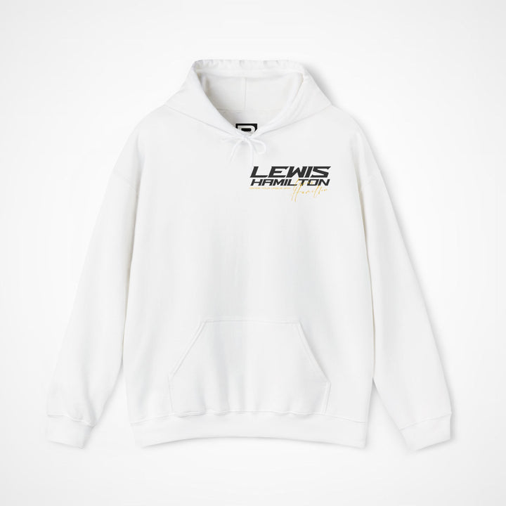White Front 1 - Lewis Hamilton Ferrari F1 hoodie front studio mockup