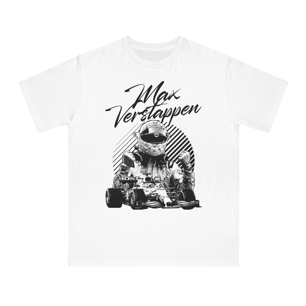 Max Verstappen Organic Unisex T-Shirt, Graphic Tee, Eco-Friendly, Casual Motorsports Wear