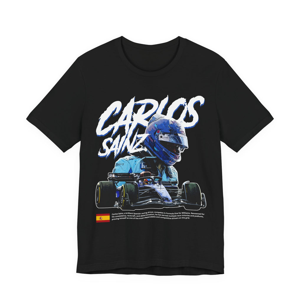Carlos Sainz Williams F1 T-Shirt, Sainz 55 Racing Tee, Vintage Formula One Shirt, Gift for Carlos Sainz Fan
