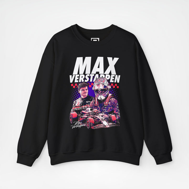 Black Front - Max Verstappen Red Bull F1 sweater graphic studio mockup