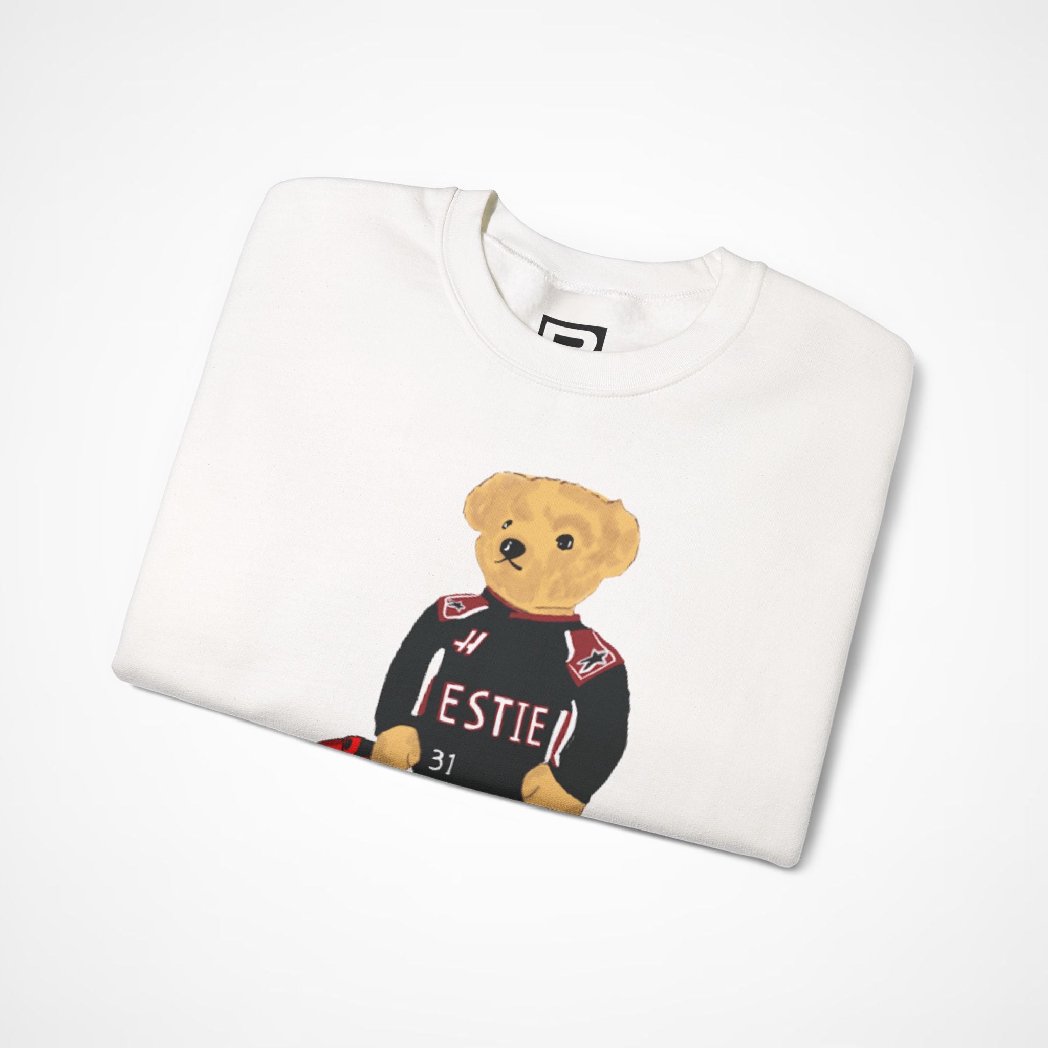 ESTEBAN OCON F1 HAAS TEDDY BEAR SWEATER