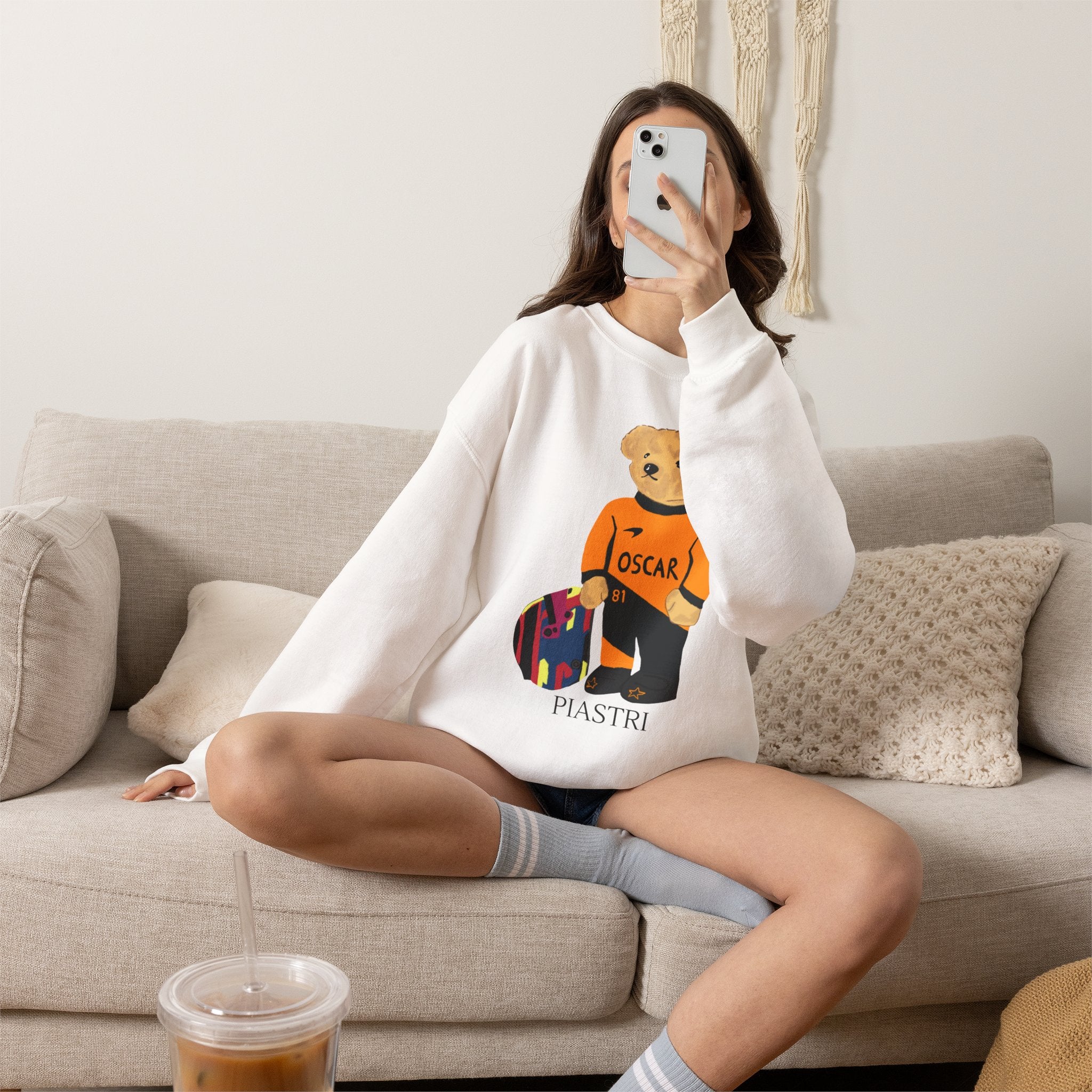OSCAR PIASTRI F1 MCLAREN TEDDY BEAR SWEATER