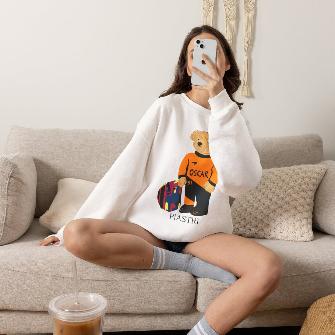 OSCAR PIASTRI F1 MCLAREN TEDDY BEAR SWEATER