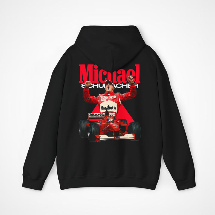 Black Back - Michael Schumacher Ferrari F1 hoodie back design studio mockup
