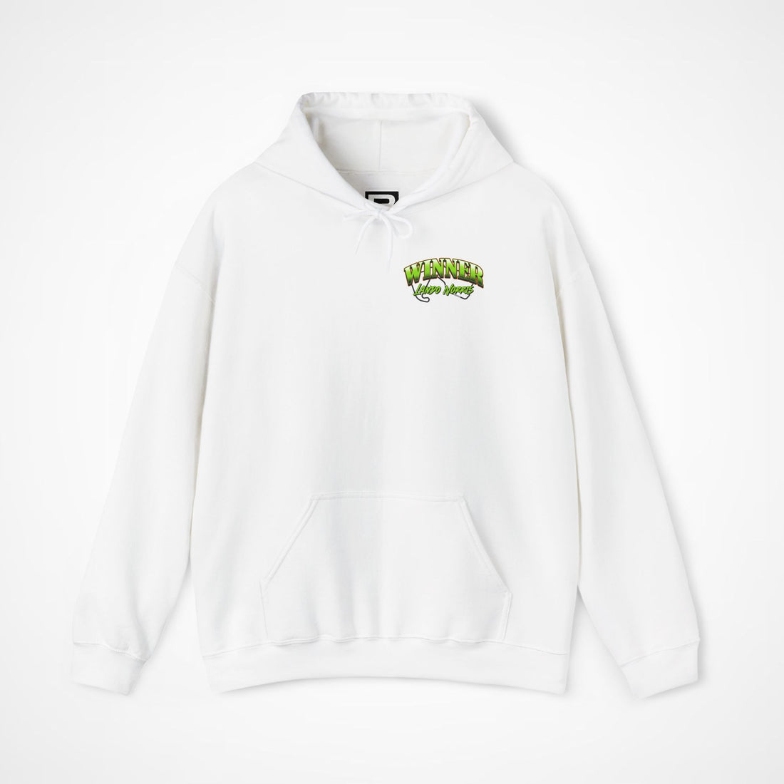 White Front 1 - Lando Norris McLaren F1 hoodie front studio mockup