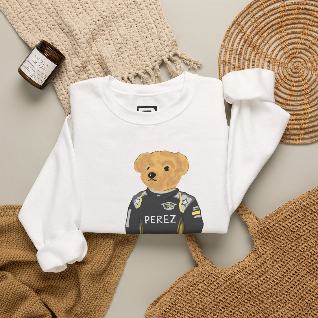 SERGIO PEREZ F1 CADILLAC TEDDY BEAR SWEATER