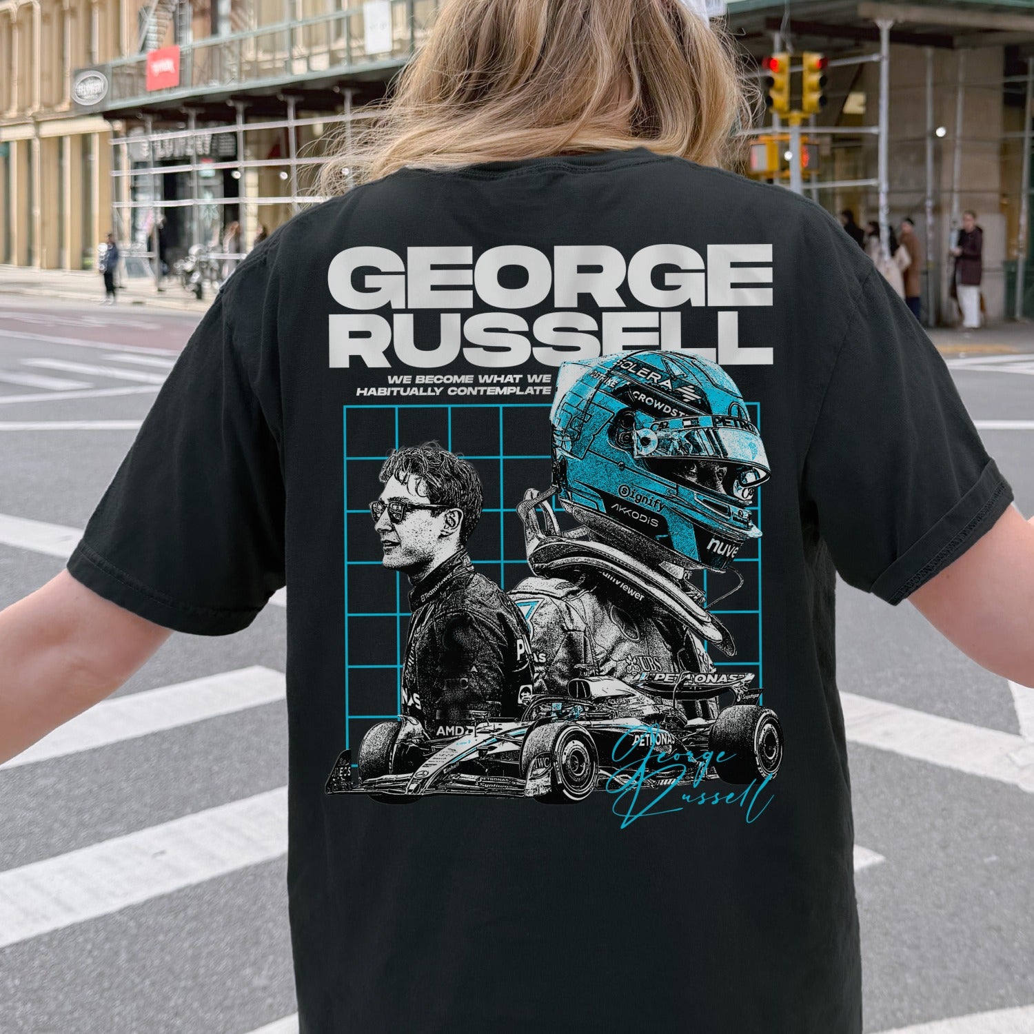 GEORGE RUSSELL F1 MERCEDES T-SHIRT