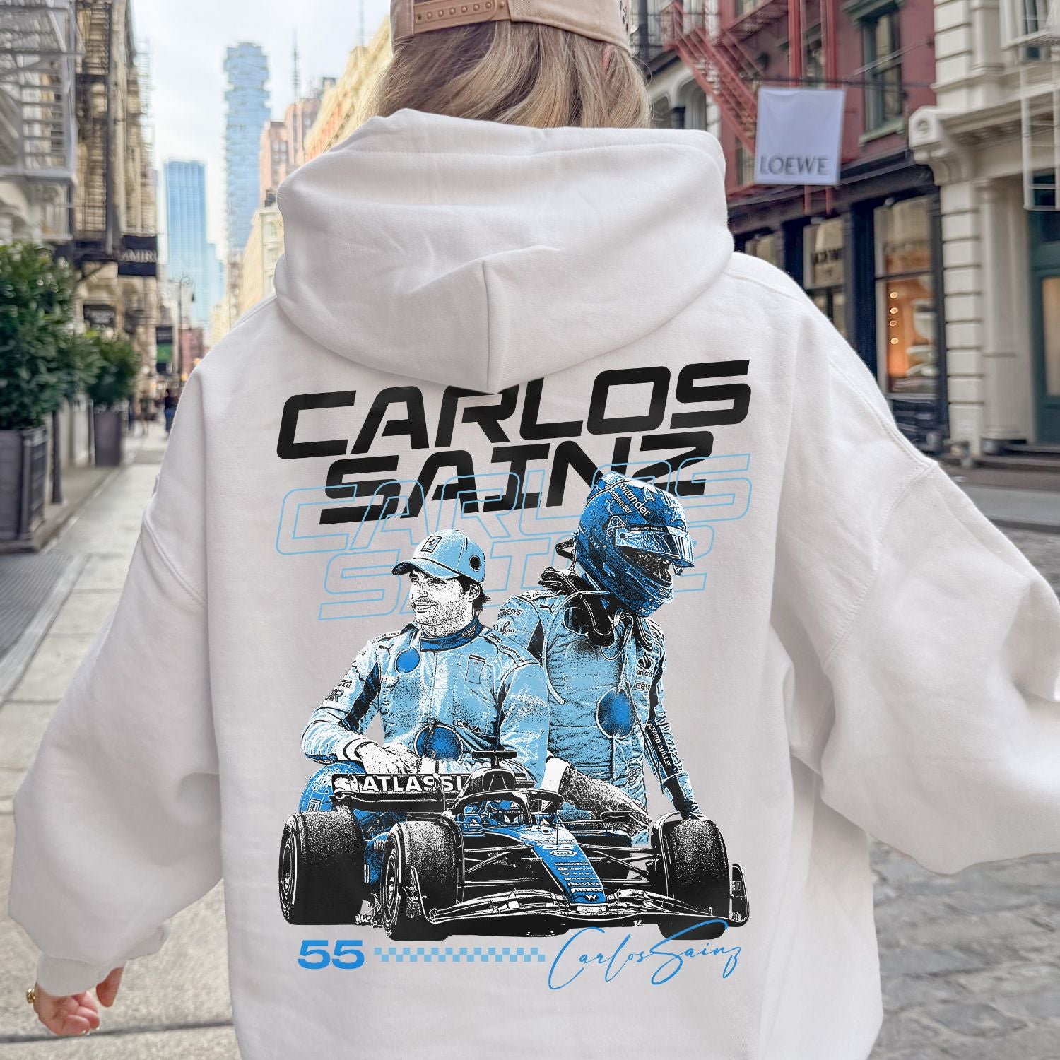 CARLOS SAINZ F1 WILLIAMS HOODIE
