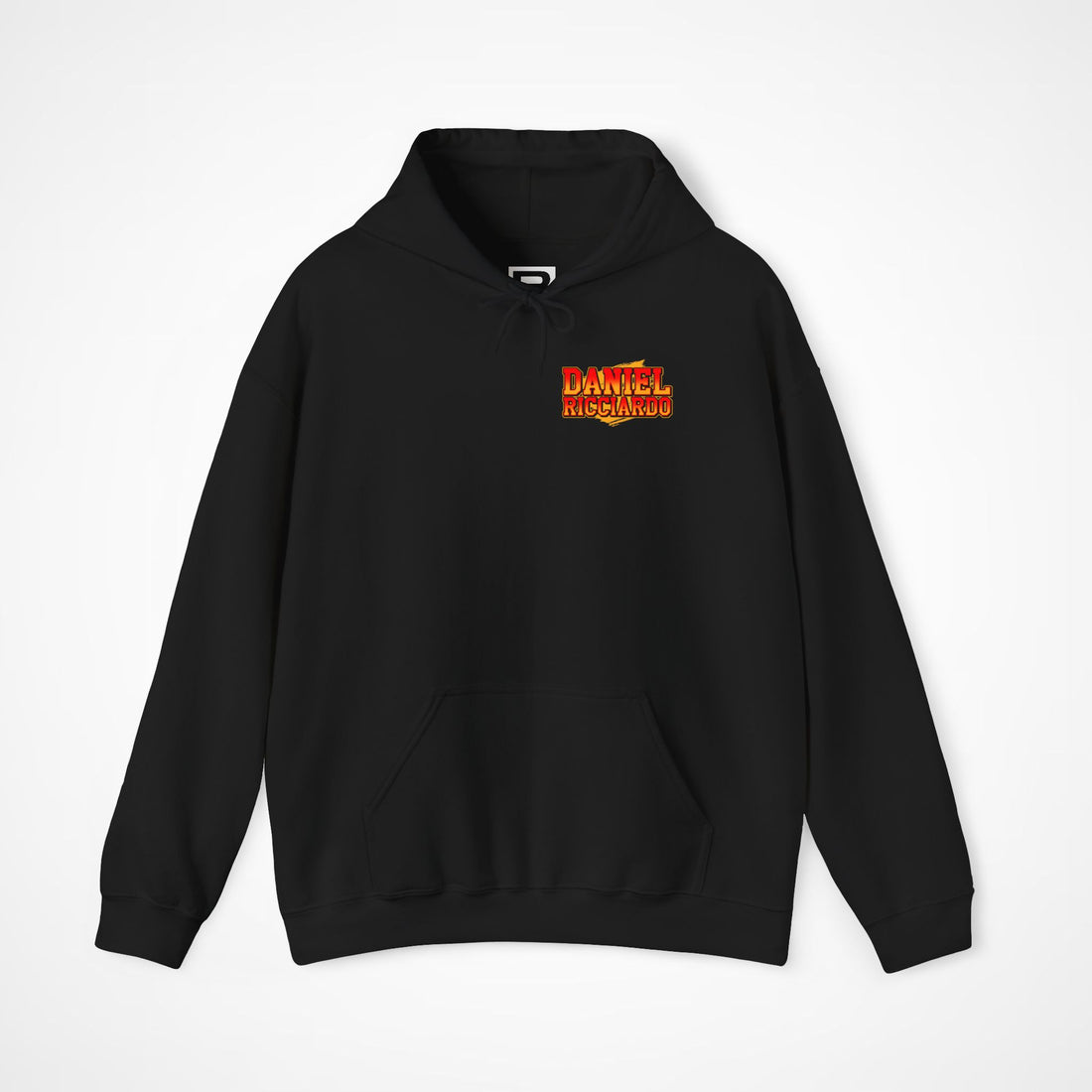 Black Front 1 - Daniel Ricciardo Red Bull F1 hoodie front studio mockup