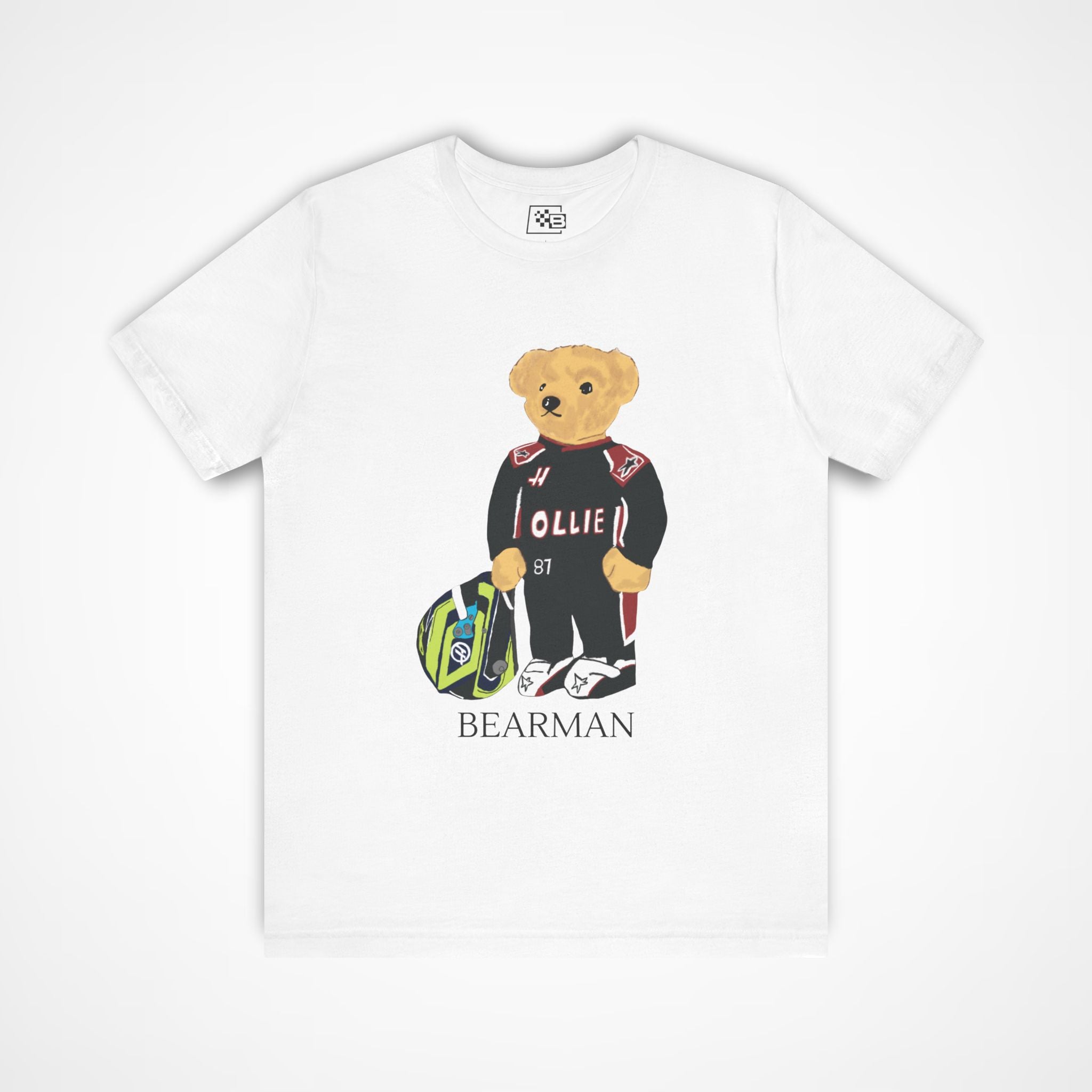 OLLIE BEARMAN TEDDY BEAR F1 HAAS T-SHIRT