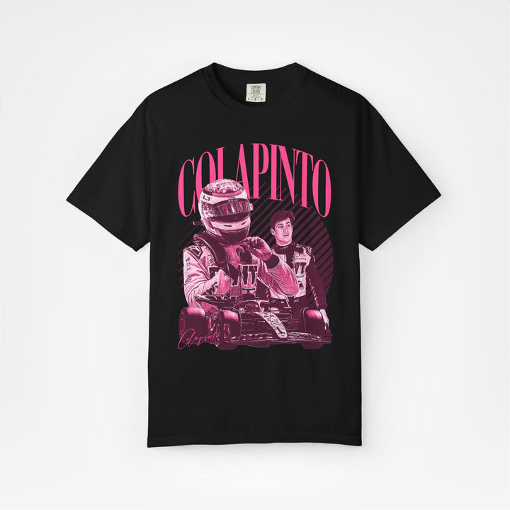 Black Front - Franco Colapinto Alpine F1 T shirt graphic studio mockup
