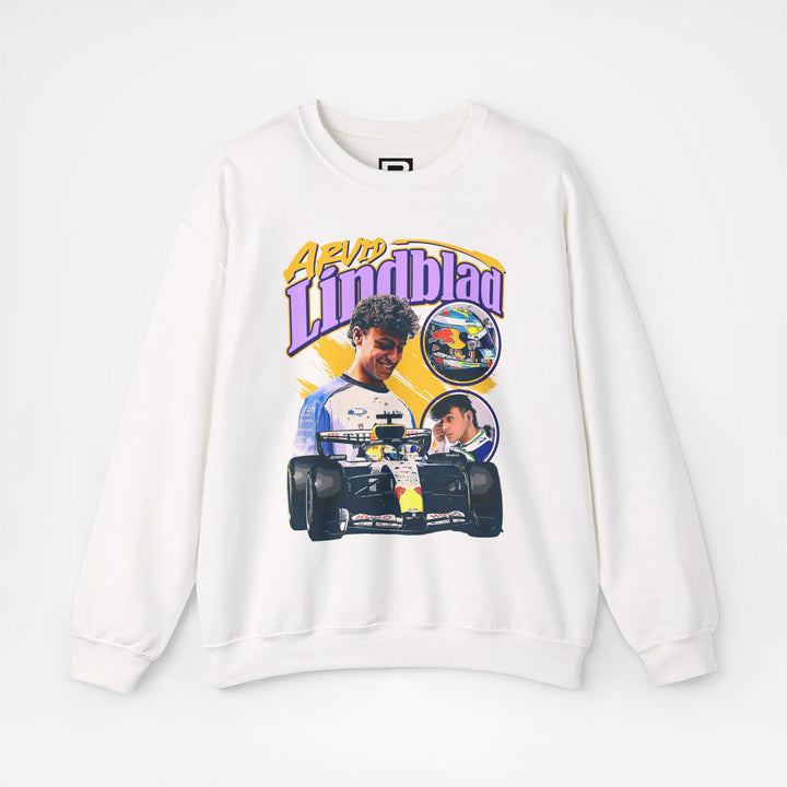 White Front - Arvid Lindblad Racing Bulls F1 sweater graphic studio mockup