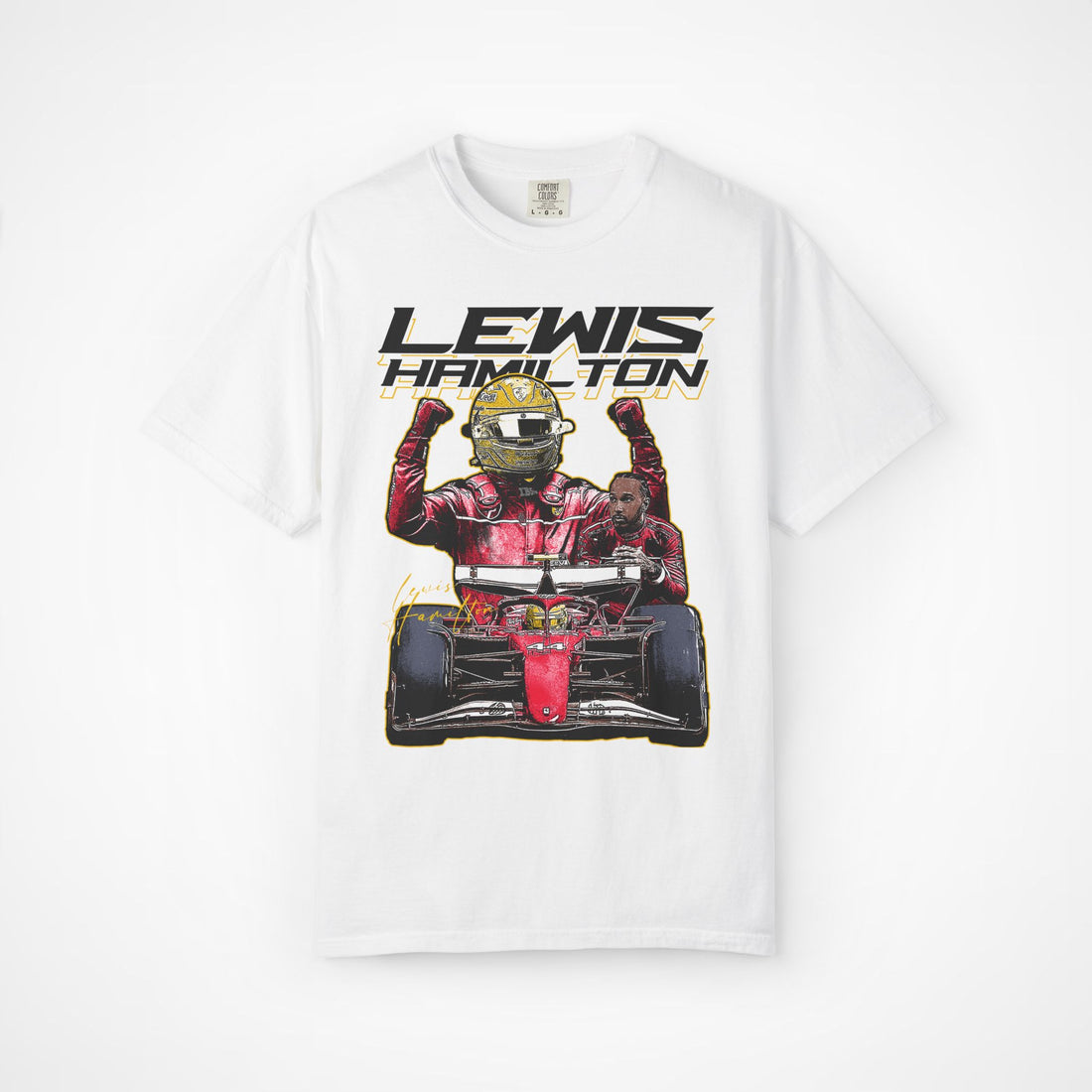 LEWIS HAMILTON F1 FERRARI T-SHIRT