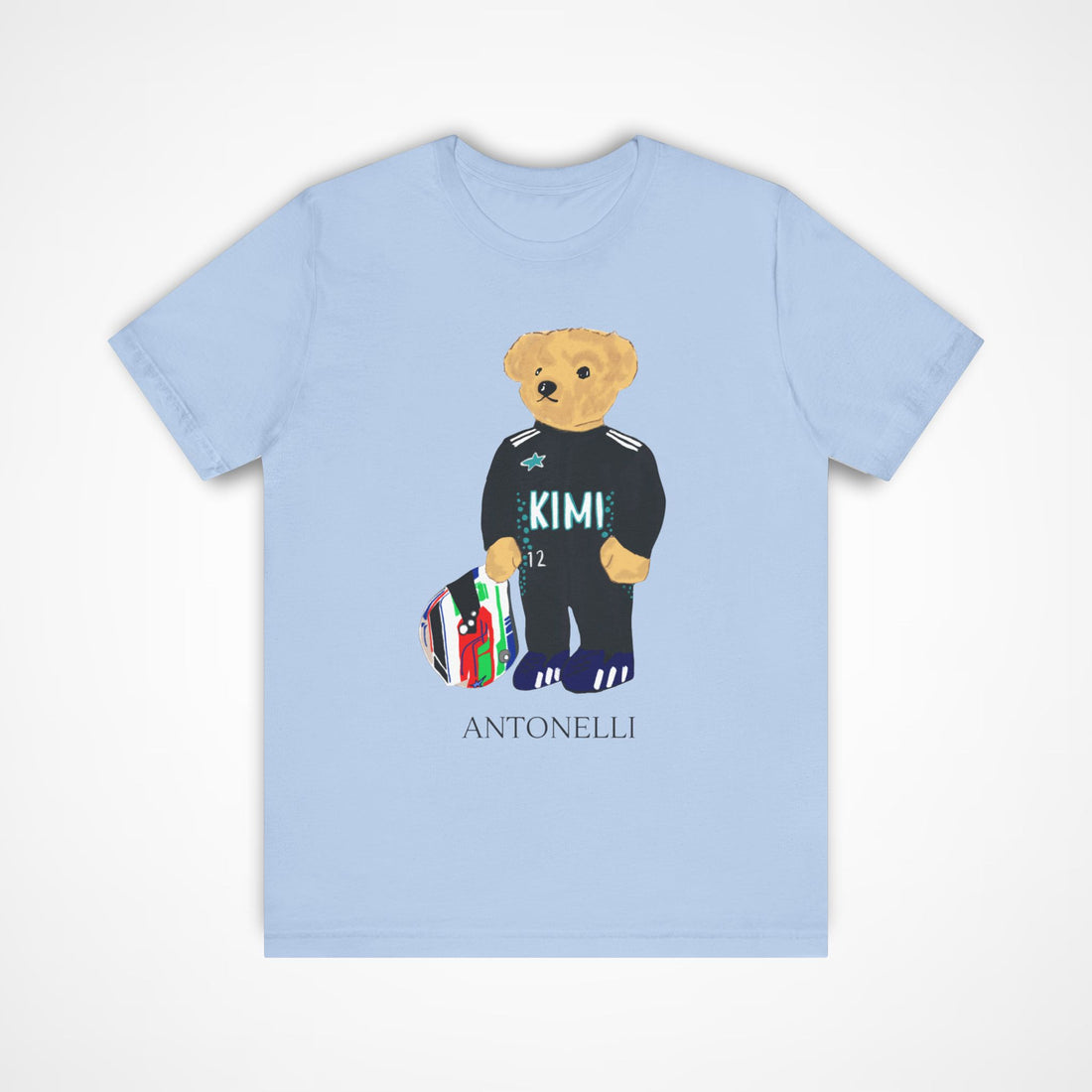 KIMI ANTONELLI TEDDY BEAR F1 MERCEDES T-SHIRT