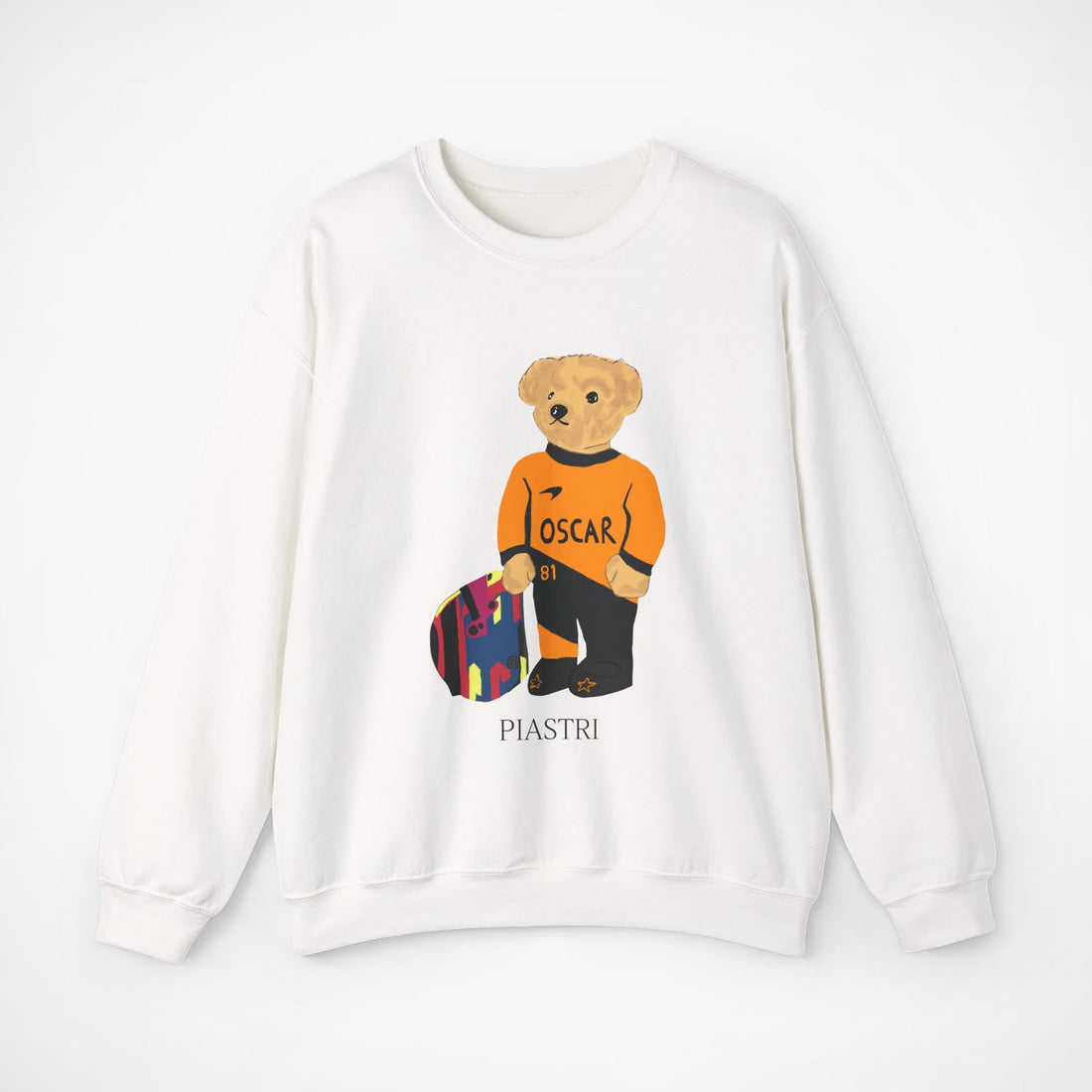 OSCAR PIASTRI TEDDY BEAR F1 MCLAREN SWEATER
