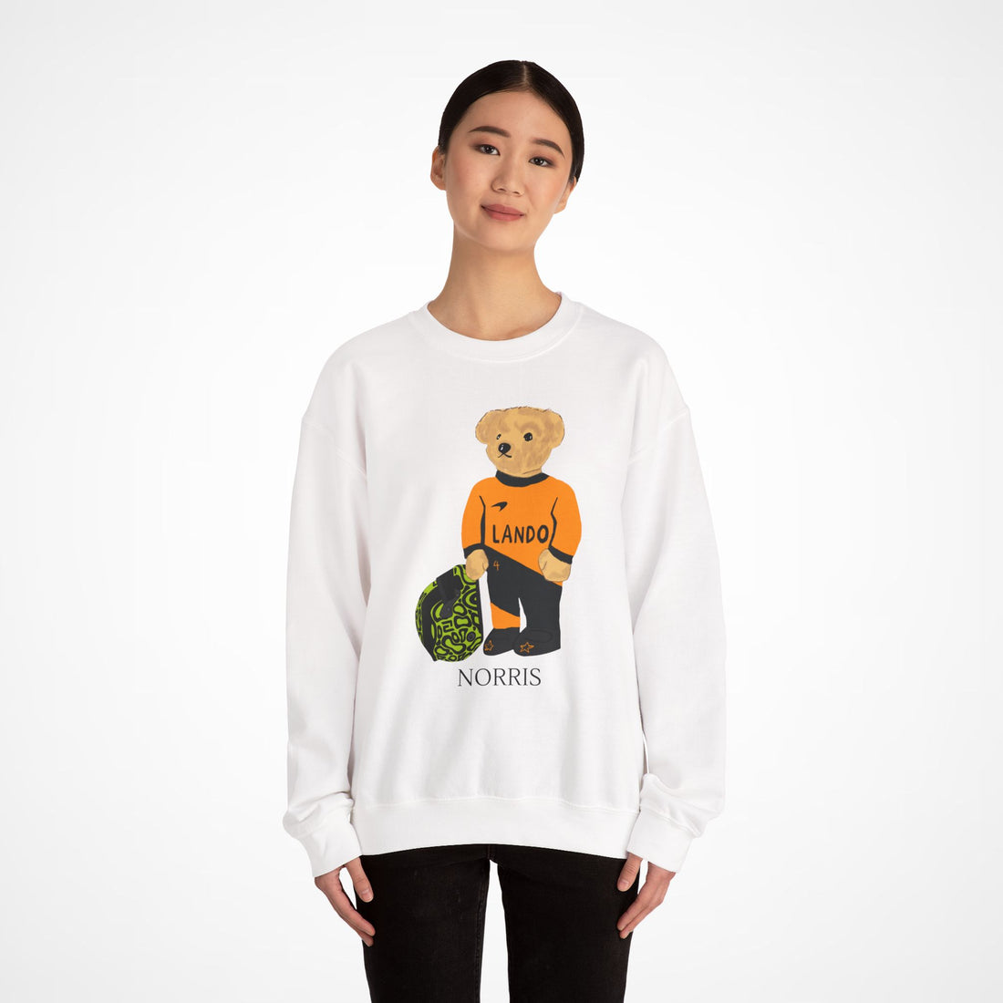 LANDO NORRIS F1 MCLAREN TEDDY BEAR SWEATER