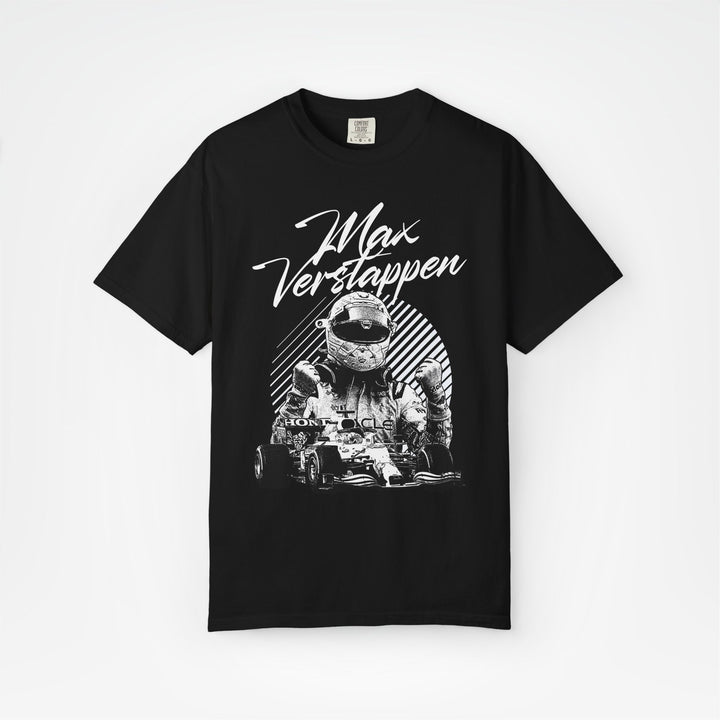Black Front - Max Verstappen Red Bull F1 T shirt graphic studio mockup