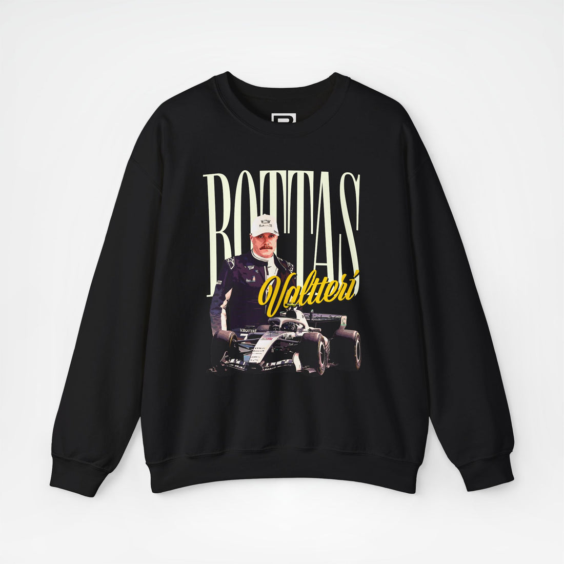 Black Front - Valtteri Bottas Cadillac F1 sweater graphic studio mockup