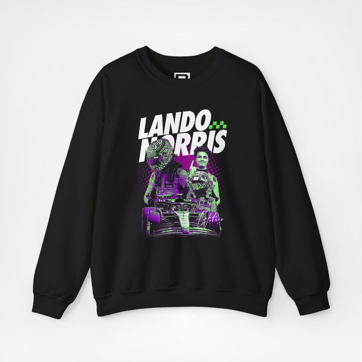 Black Front - Lando Norris McLaren F1 sweater graphic studio mockup