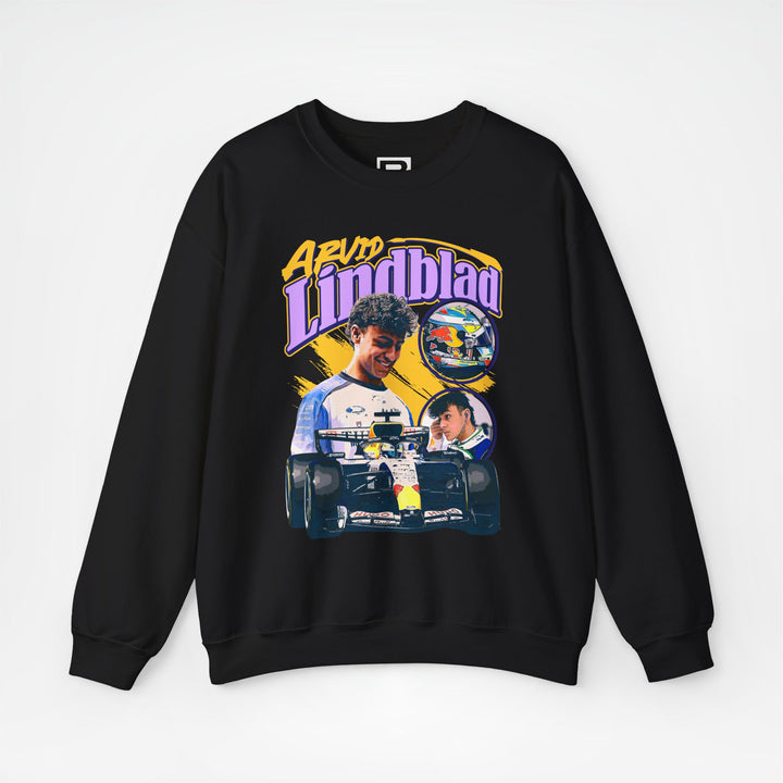 Black Front - Arvid Lindblad Racing Bulls F1 sweater graphic studio mockup