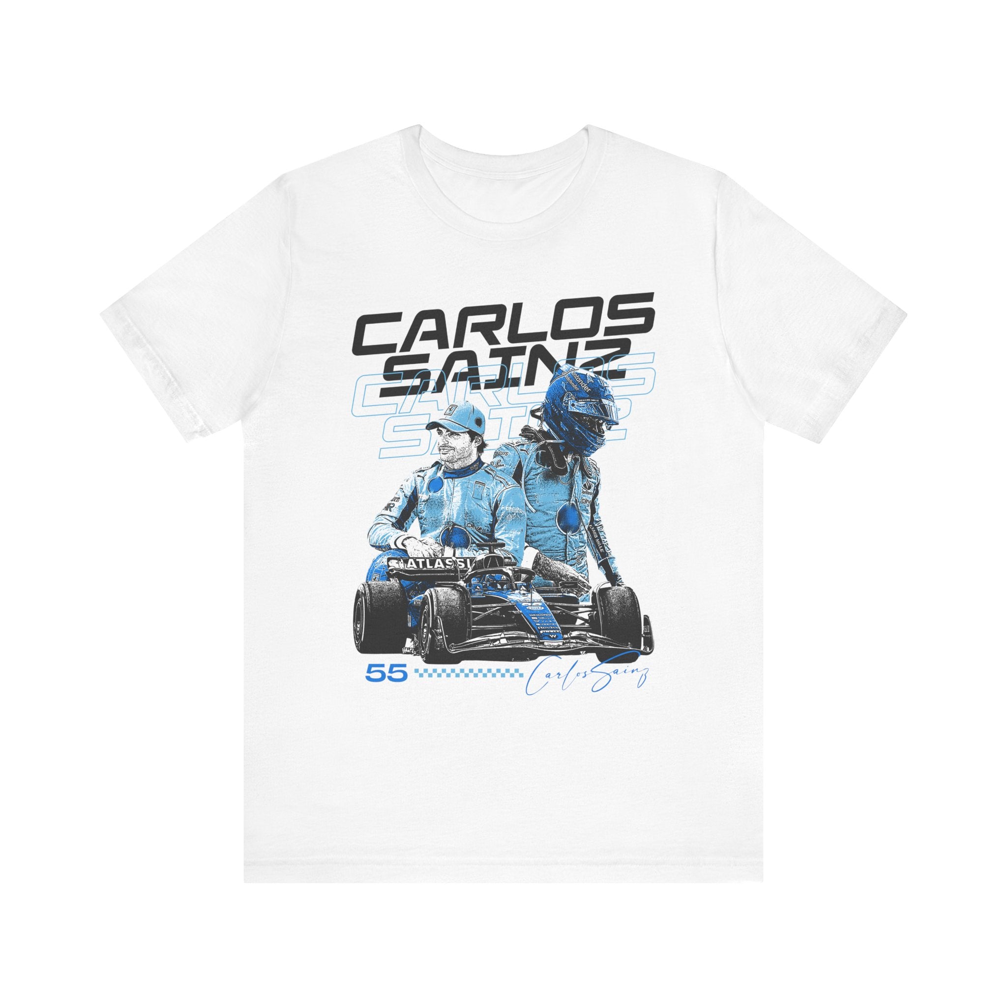 Carlos Sainz Williams F1 T-Shirt, Sainz 55 Racing Tee, Vintage Formula One Shirt, Gift for Carlos Sainz Fan