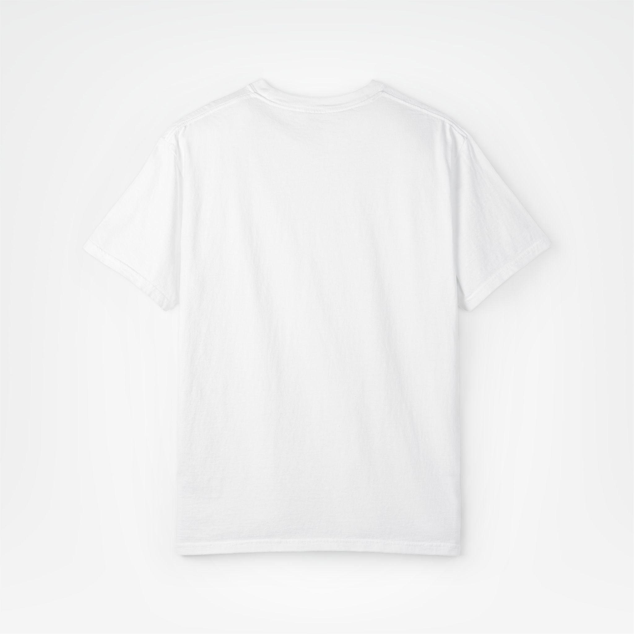 White Back - plain back of Lando Norris McLaren F1 T shirt studio mockup