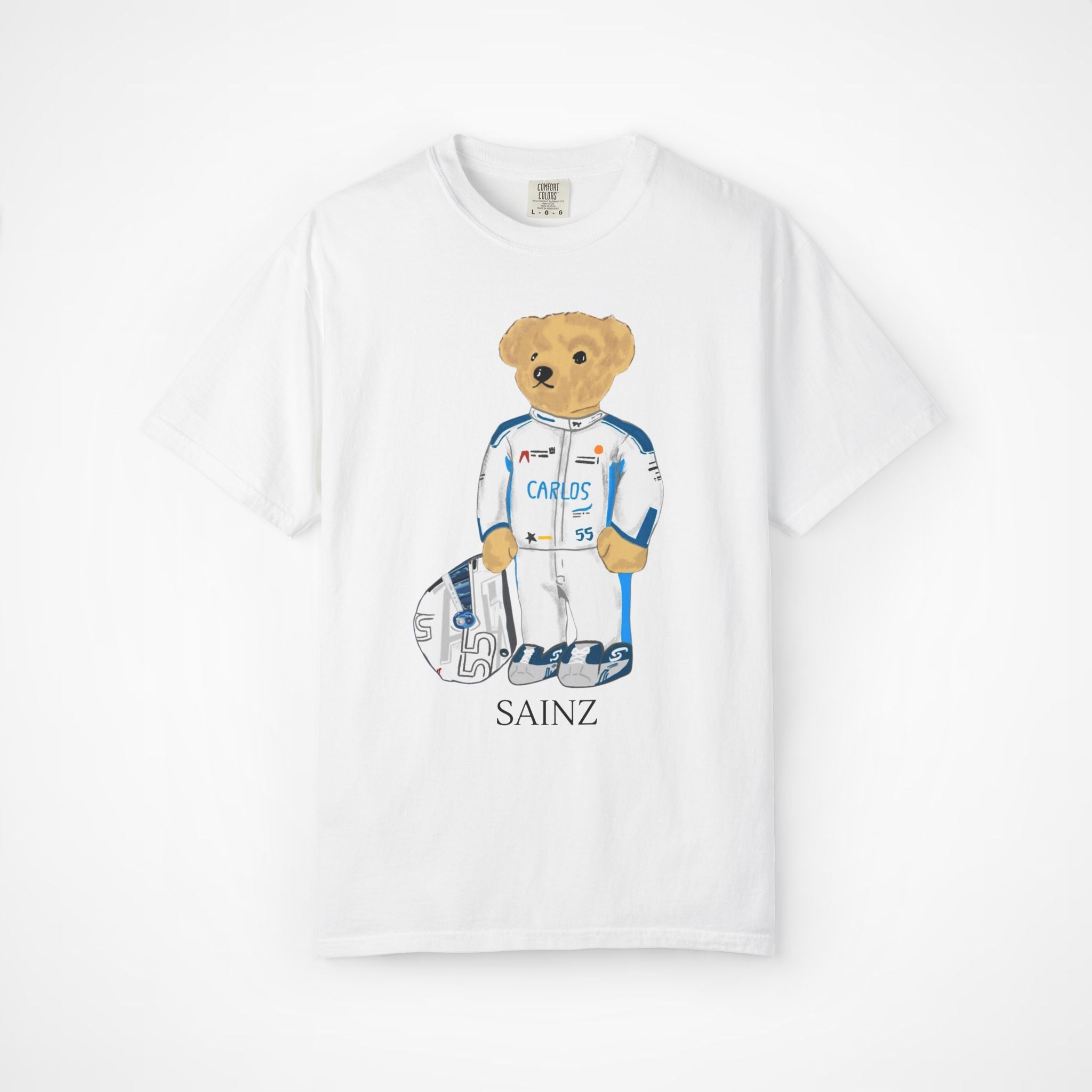 CARLOS SAINZ TEDDY BEAR F1 WILLIAMS T-SHIRT