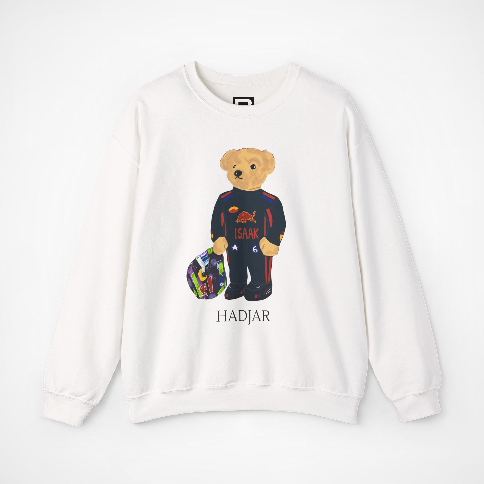 ISACK HADJAR F1 RED BULL TEDDY BEAR SWEATER